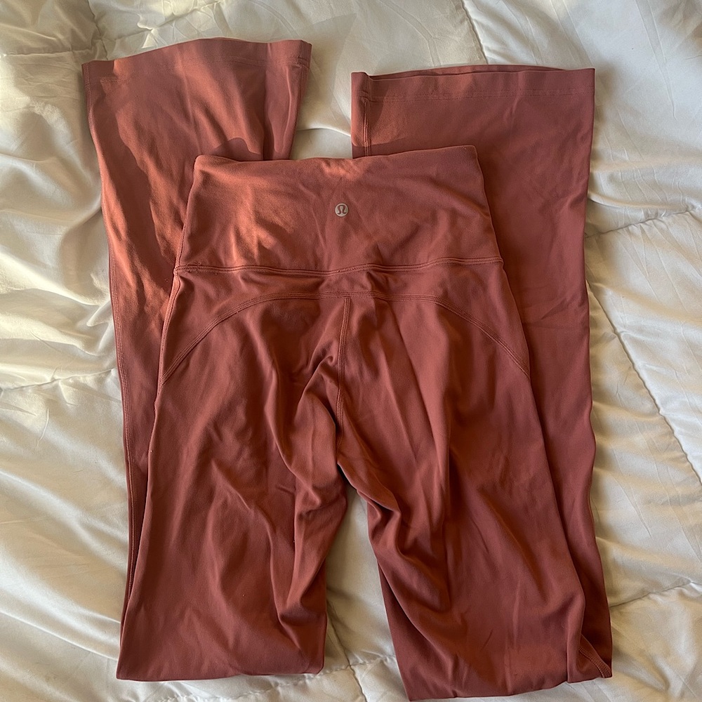lululemon high rise align flared leggings